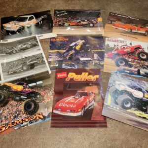 25 in stock! 9 photos, $25. Features every Samson monster truck 8 by 10 or hero card we could find in the shop from over the years, including the original and pulling days