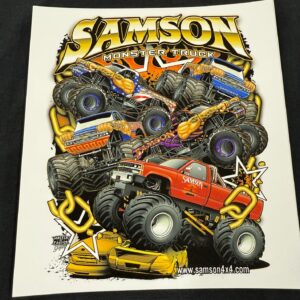 2025 SAMSON Through the Years Racing Decal / Sticker