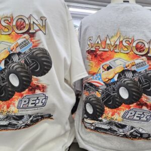 2026 USA Samson Monster Truck Adult T-Shirt