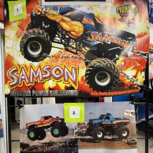 SAMSON or Monster Truck History Posters